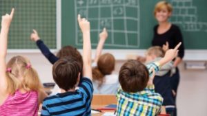 young students in classroom